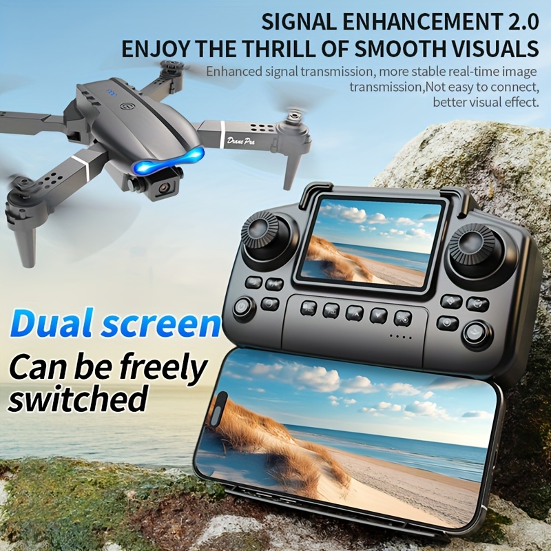 Le drone amélioré E99PRO MAX 2 - Drone Gimbal Brushless avis et prix